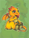 chibi dragon character drawing