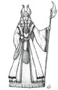 desenho personagem a nanquim