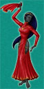 ilustração personagem feminina