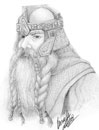 retrato personagem a lápis