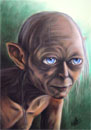 desenho personagem em giz pastel