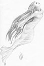 water elemental pencils drawing